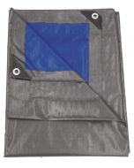 Dekzeil 210gr/m2 - 2 x 3 m, grijs/blauw