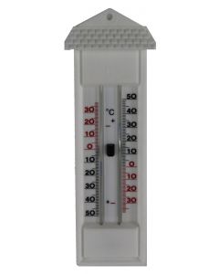 Buitenthermometer wit min/max