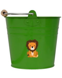 Seau pour les enfants - lion - vert