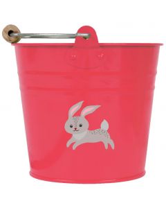 Seau pour les enfants - lapin - rouge