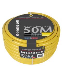 Gele slang 3/4" 50m, getricoteerd high twist resistant system