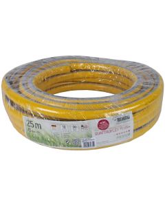 Gele slang 1" 25m quattroflex getricoteerd no torsion white plus