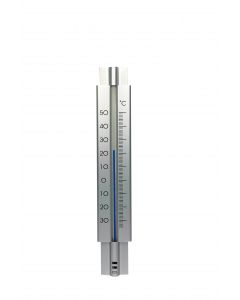 Thermometer metaal design 29cm