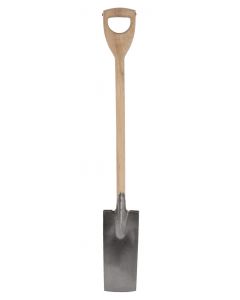 Spitspade met eendelige d-steel in es 85 cm