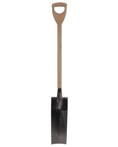 Aardewerkersspade met eendelige d-steel in es 85 cm