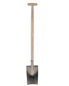 Spade in inox met t-steel 90 cm