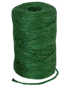 Jute touw groen 90m