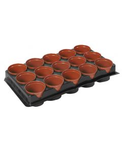 Plantenpotjes rond 7cm (18 stuks)