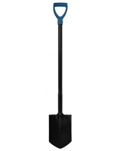 Metalen spade met D-handvat